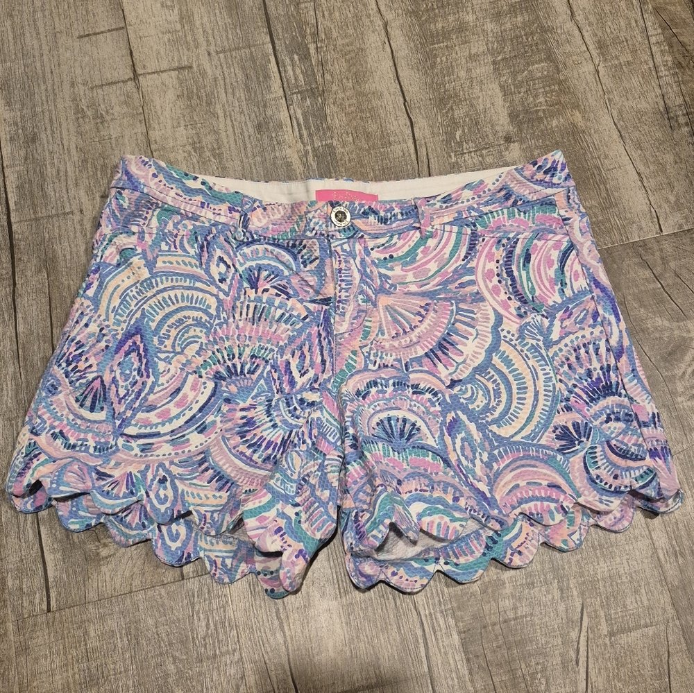 Lilly Pulitzer Darci Knit Shorts Womens Size 10